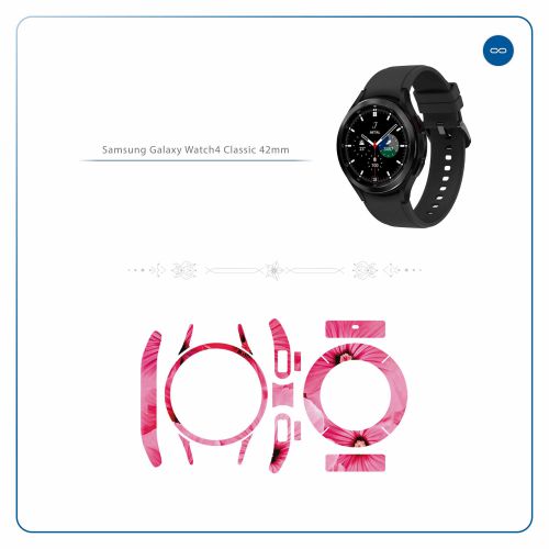 Samsung_Watch4 Classic 42mm_Pink_Flower_2